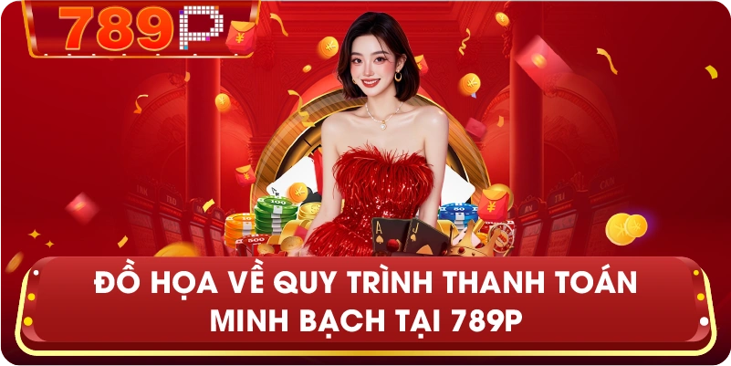 Đồ họa về quy trình thanh toán minh bạch tại 789P